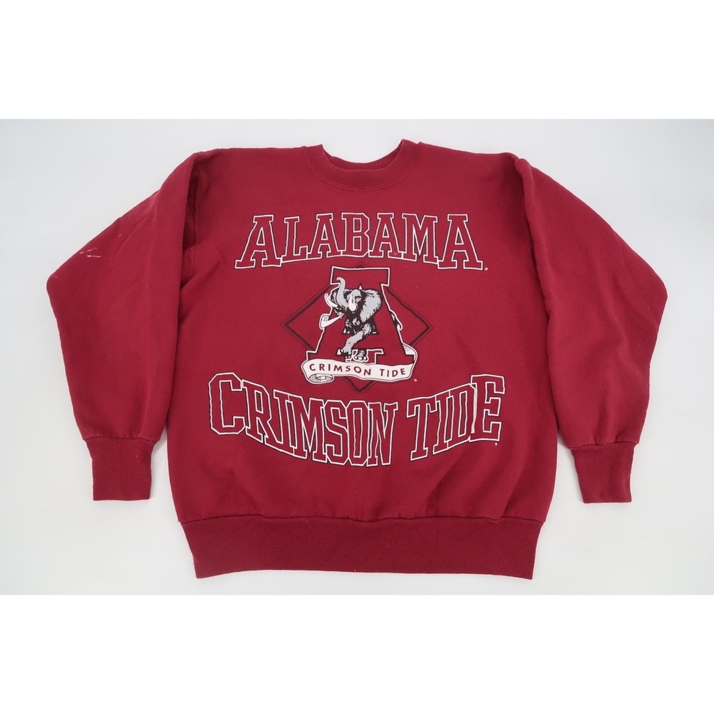 Vintage Alabama Crimson Tide Sweatshirt Mens Medium NCAA Football 90s